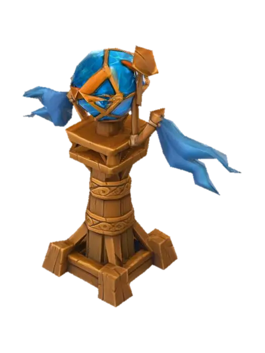 Stormcaller Tower (Tier III) Crownguard (Medieval Humans) 3D model, vytvořený pomocí AI