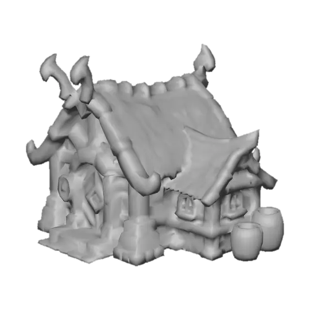 3D model for Rustic Cottage