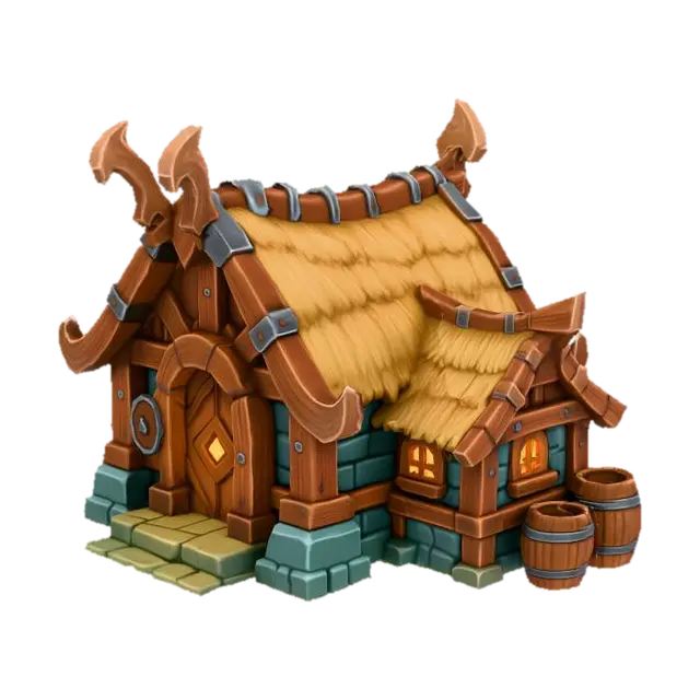 3D model for Rustic Cottage