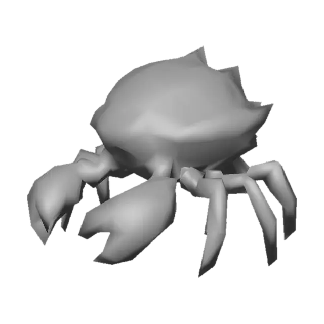 3D model for Crab Golem