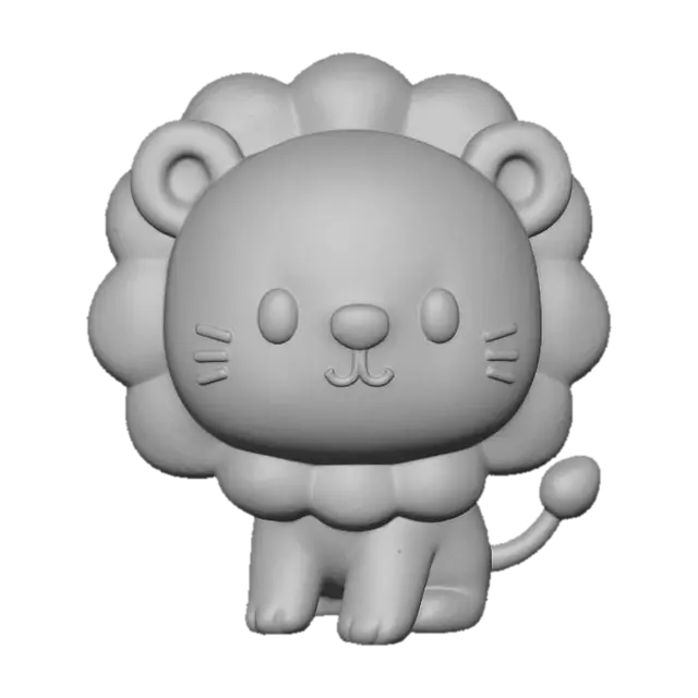 3D model for Lion Cub Cuteness
