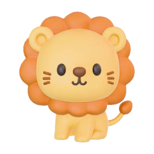 3D model for Lion Cub Cuteness