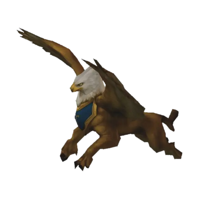 5.Griffin (Flying Unit) Crownguard (Medieval Humans) 3D model, vytvořený pomocí AI