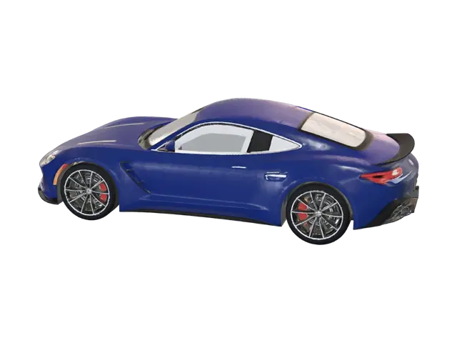 Highly detailed 3D model of a stock production sports coupe, factory-original… - Unreal 3D model, vytvořený pomocí AI
