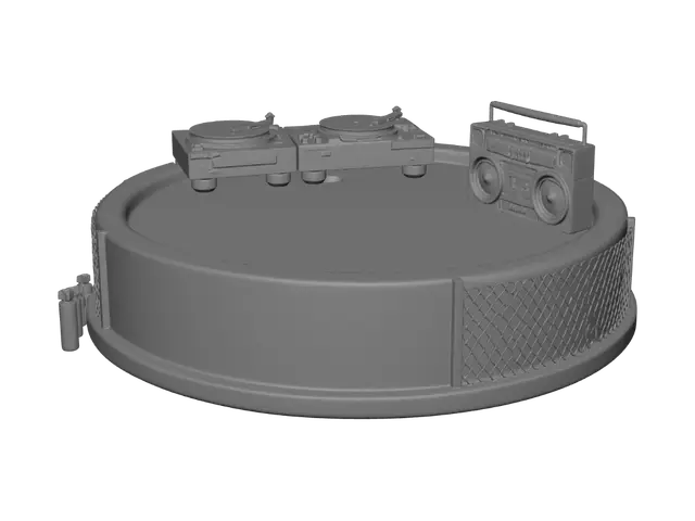 3D model for Hip-Hop The Streets