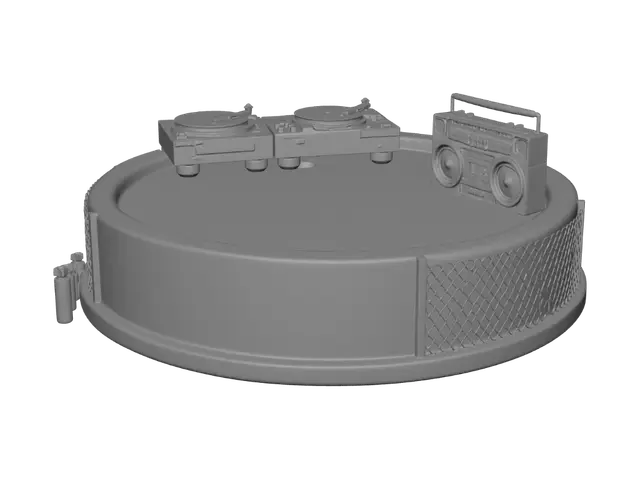 3D model for Hip-Hop The Streets