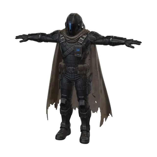 3D model for Midnight Sentinel