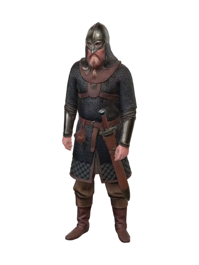 3D model for Green Screen Viking Warrior