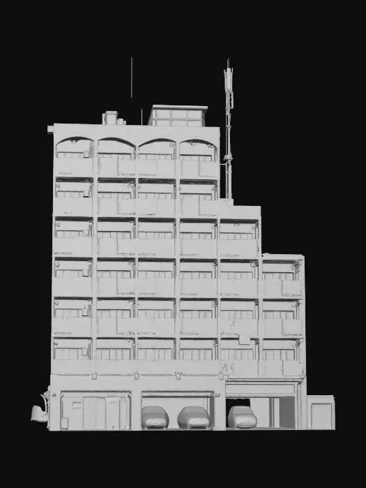 3D model for Evening Glow Apartment Building