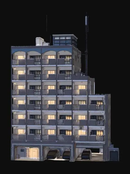 3D model for Evening Glow Apartment Building