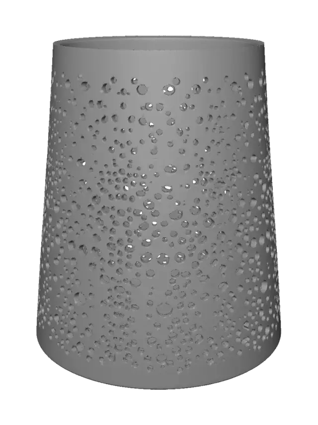 3D model for Perforated Pink Lamp