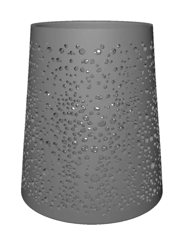 3D model for Perforated Pink Lamp