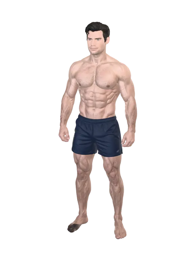 Fortress Physique - Dumbbell 3D model, vytvořený pomocí AI
