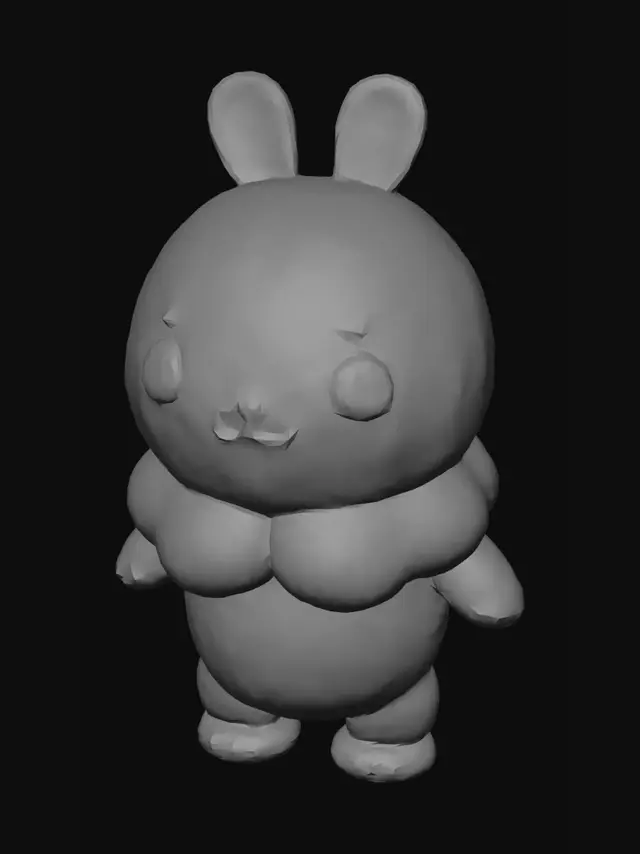 3D model for Pastel Cloud Bunny