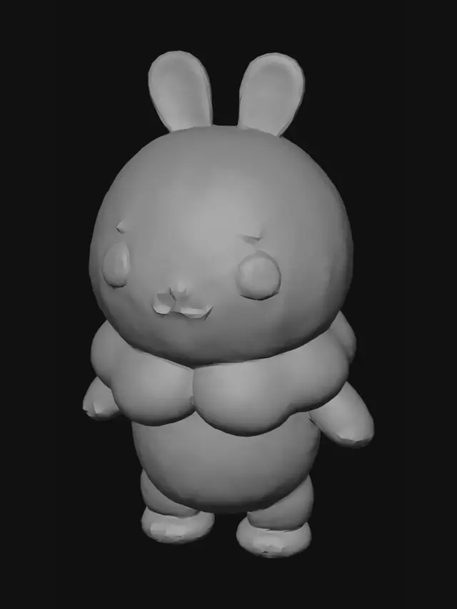 3D model for Pastel Cloud Bunny