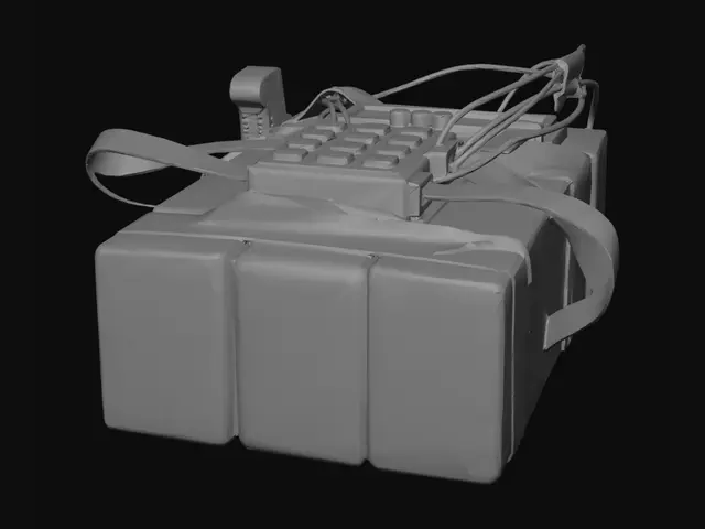 3D model for Explosive device prop with keypad and wires
