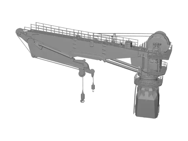 3D model for Industrial Crane