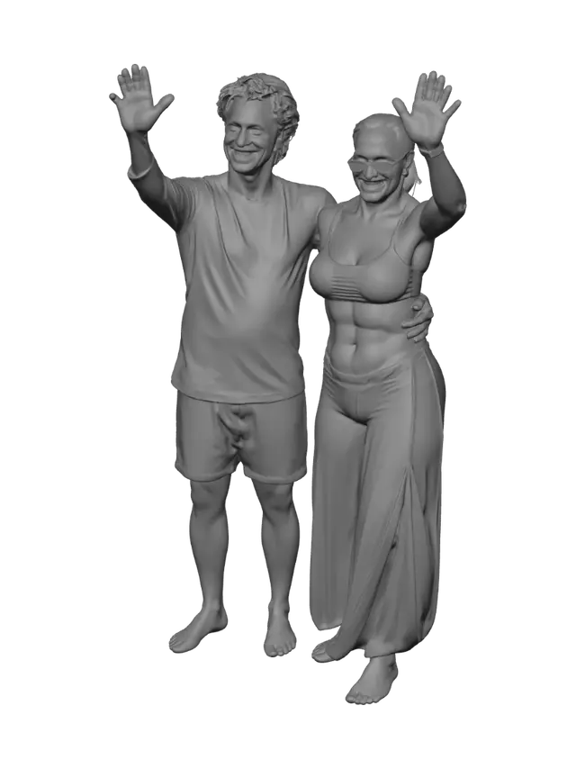 3D model for Joyful High Five