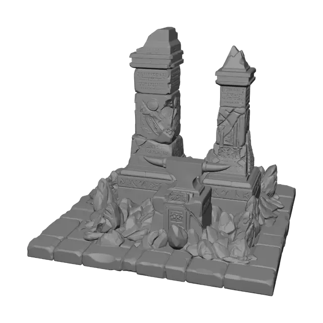 3D model for Violet Gate Ruins