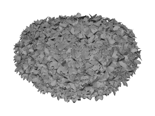 3D model for realistic bush