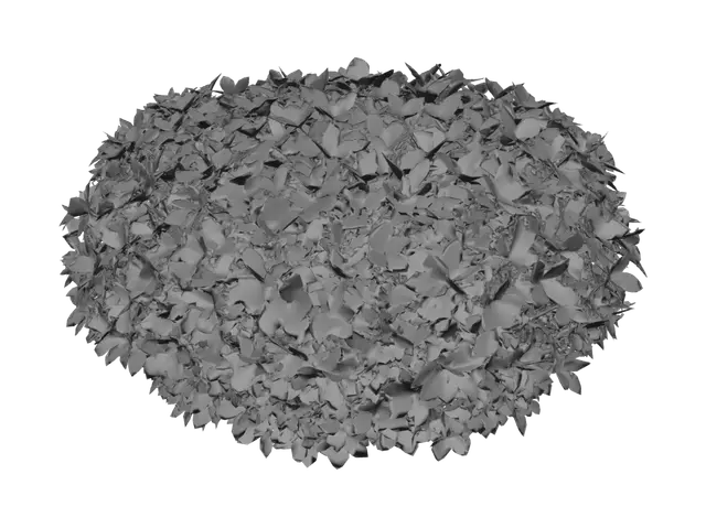 3D model for realistic bush