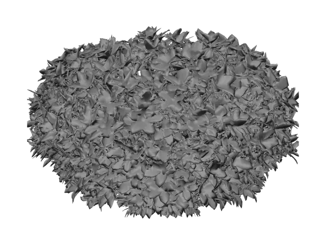 3D model for realistic bush