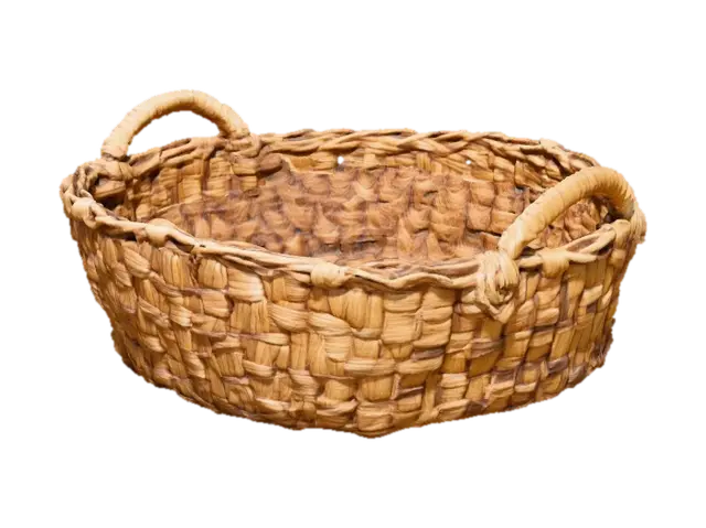 Wicker bread basket - Woven 3D model, vytvořený pomocí AI