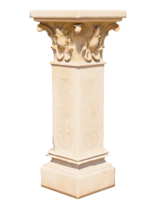 3D model for Ornate Stone Pedestal