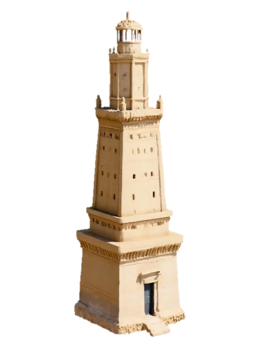 Lighthouse Keep. - Seaside 3D model, vytvořený pomocí AI