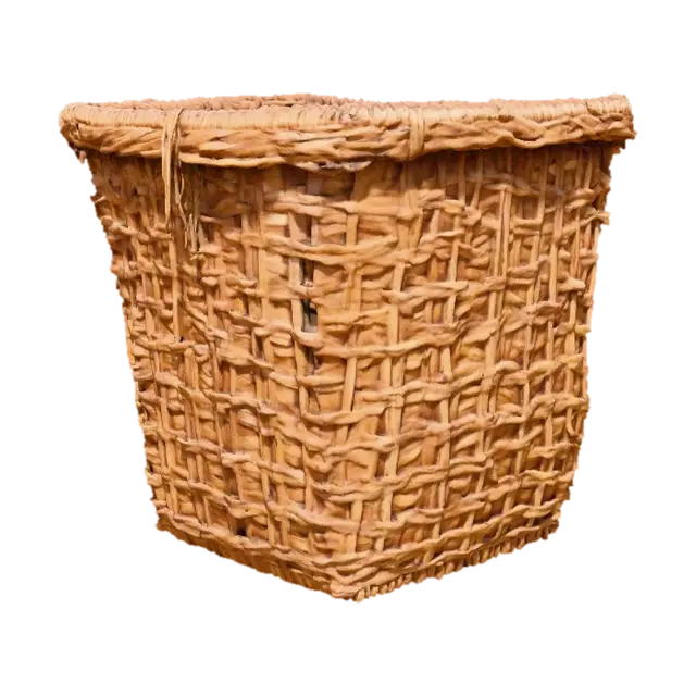 Woven Basket 3D model, vytvořený pomocí AI