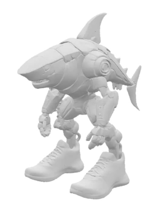 3D model for Robot tralalero tralala, #SketchTo3D#