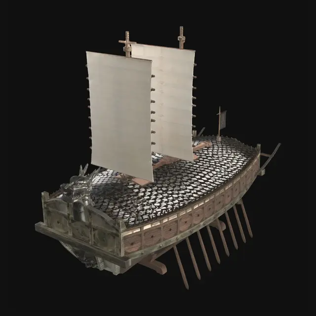 3D model for Dragonship