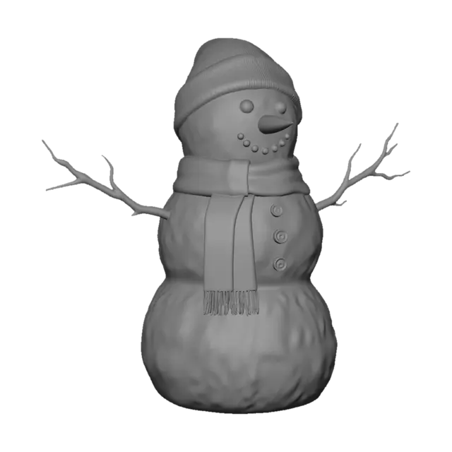 3D model for Moonlit Snowman