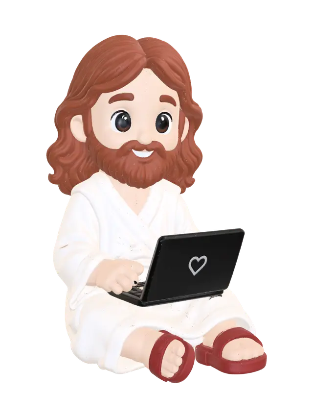 Jesus - Disciple 3D model, vytvořený pomocí AI