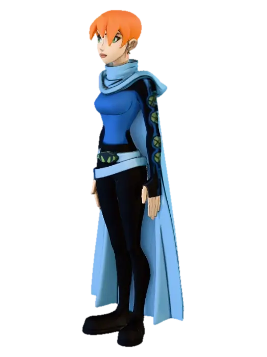 Modello 3D Gwendoline (Adult) - Nerd, generato dall’IA
