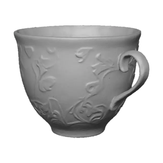 3D model for A small tea cup with highly detailed texture and details