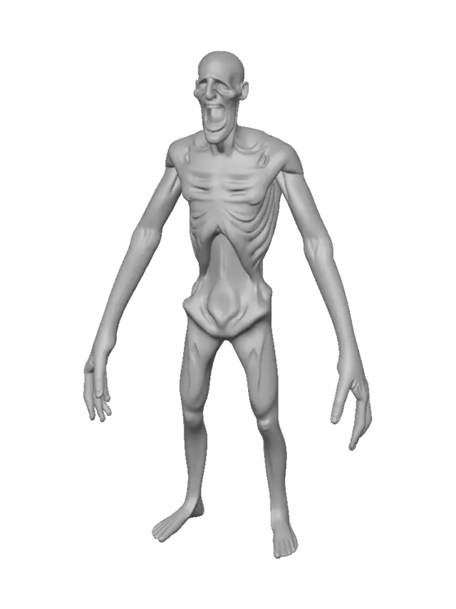 3D model for Green Screen Zombie