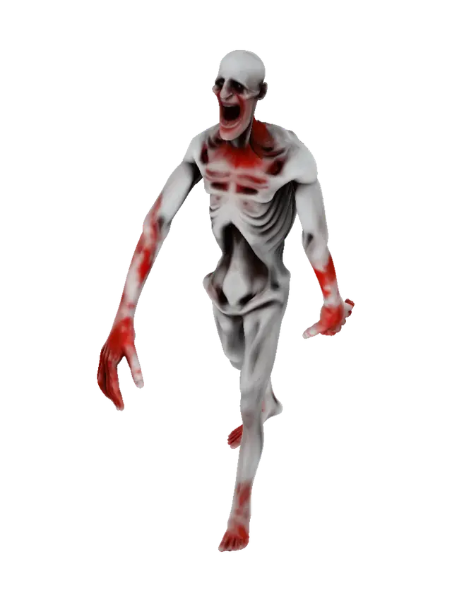 3D model for Green Screen Zombie