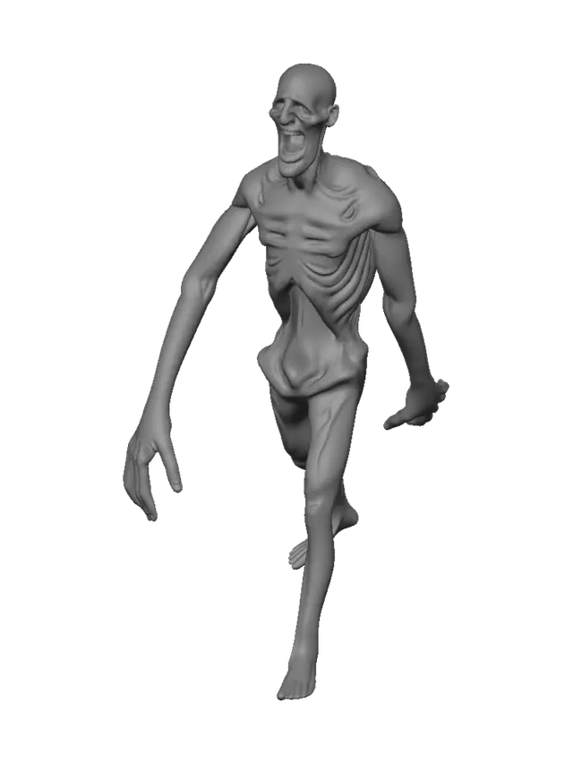 3D model for Green Screen Zombie