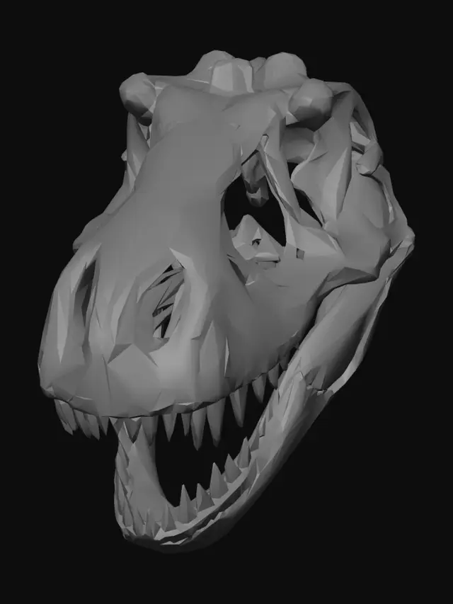 3D model for Tyrannosaurus Rex Skull