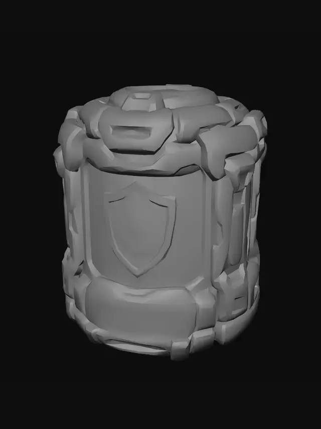 3D model for Emergency Shield Capsule