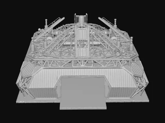 3D model for The Rusted Beacon Hangar
