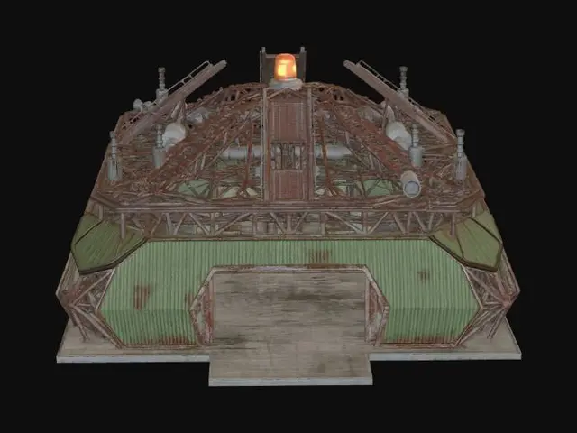 3D model for The Rusted Beacon Hangar