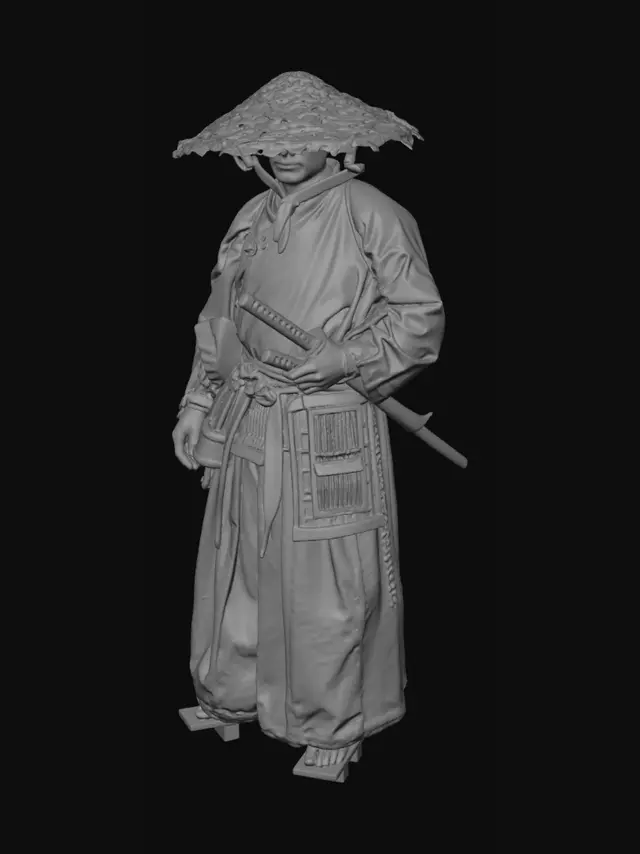 3D model for Straw Hat Samurai