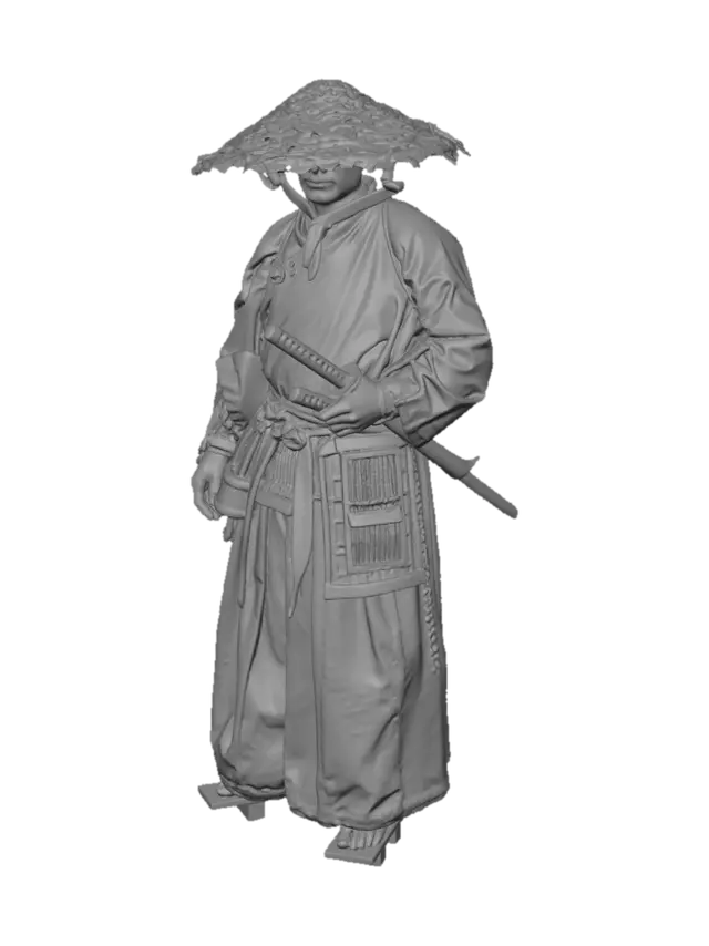 3D model for Straw Hat Samurai
