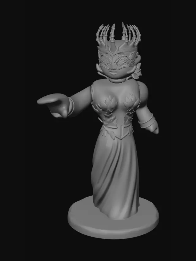 3D model for Showcase Queen
