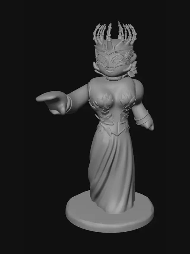 3D model for Showcase Queen