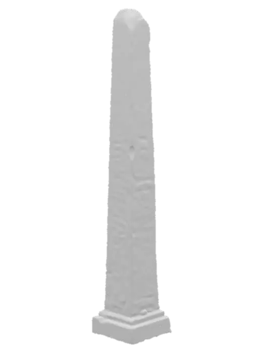 3D model for Ancient Egyptian obelisk. Surface completely covered in hieroglyphs. Highly detailed, realistic, antique-style, museum-quality, cinematic lighting, 4K resolution.