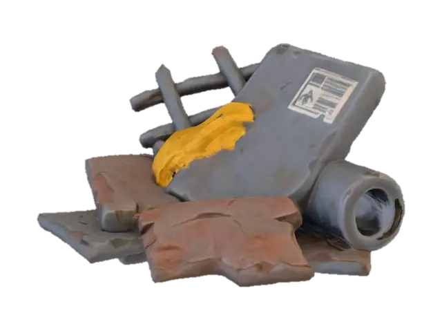 Scrap Metal - Materials 3D model, vytvořený pomocí AI