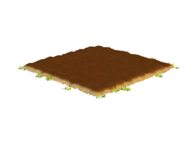 Vegetable Field Large T1 3D model, vytvořený pomocí AI